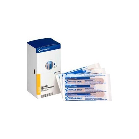 Acme United Corp. First Aid Only FAE-3008 SmartCompliance Refill Knuckle Bandages, Fabric, 10/Box FAE-3008